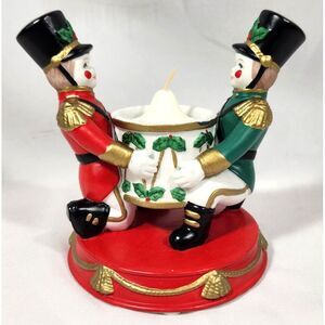 Partylite TOY SOLDIER votive‎ Candle Holder christmas holiday Ceramic